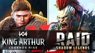 King Arthur Legends Rise vs Raid Shadow Legends