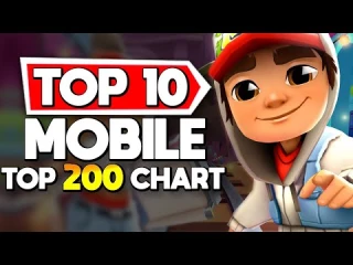 Top 10 FREE Mobile Games on the top 200 list from 2024